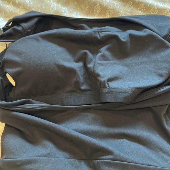 Emma Lou x the Works Black Stretchy Black Scoop Back Jumpsuit Size XL NWT - Picture 2 of 16